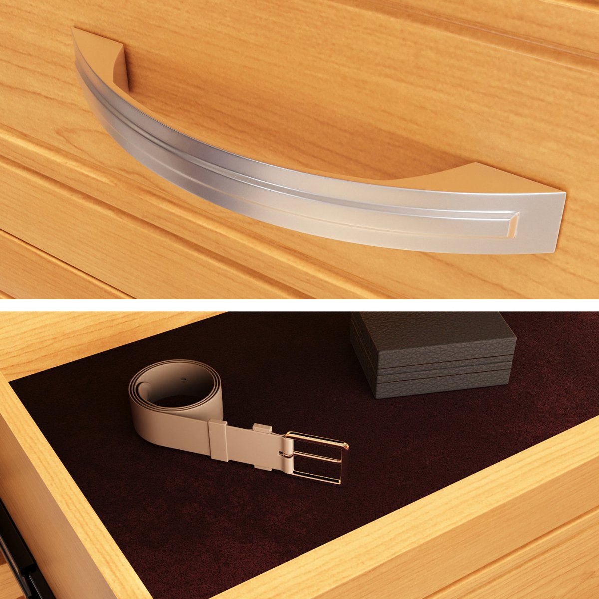 Solid Wood Closet Organizer with 6 Drawers Modern - John Louis Home - Closet Organizers