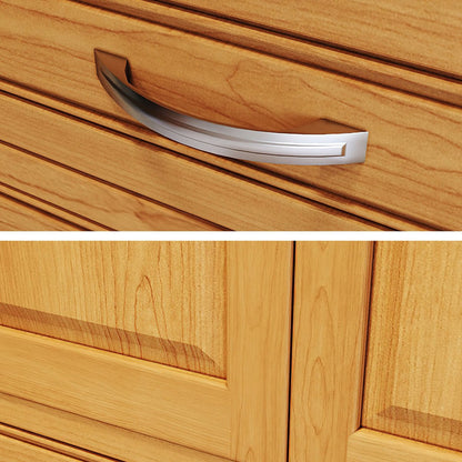 Solid Wood Closet Organizer with 3 Drawers and Doors Modern - John Louis Home - Closet Organizers