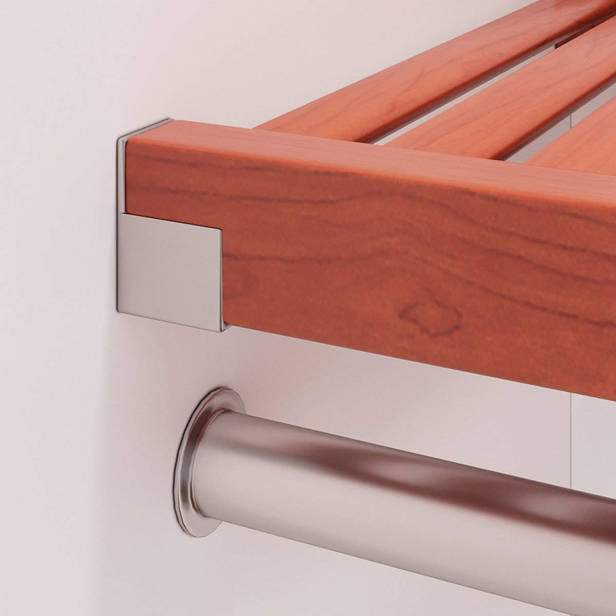Solid Wood Closet Organizer with 5 Drawers and Doors Modern - John Louis Home - Closet Organizers